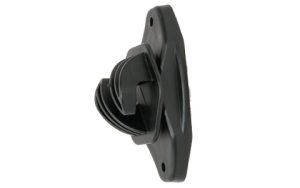 Nail on Insulator for Tape or Wire
