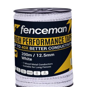 12.5mm High Performance Tape White 200m