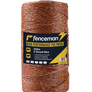 9 strand Polywire Red/Yellow 500m